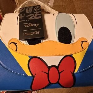 Disney Loungefly Blue and White Bag